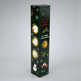 Was ich an dir liebe – Der Rubbel-Adventskalender: Gestalte deinen Adventskalender mit 24 persönlichen Botschaften zum Freirubbeln. Liebeserklärung zum Ausfüllen und Verschenken