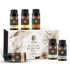 Florona USDA Organic Essential Oil Gift Set of 6-1 fl