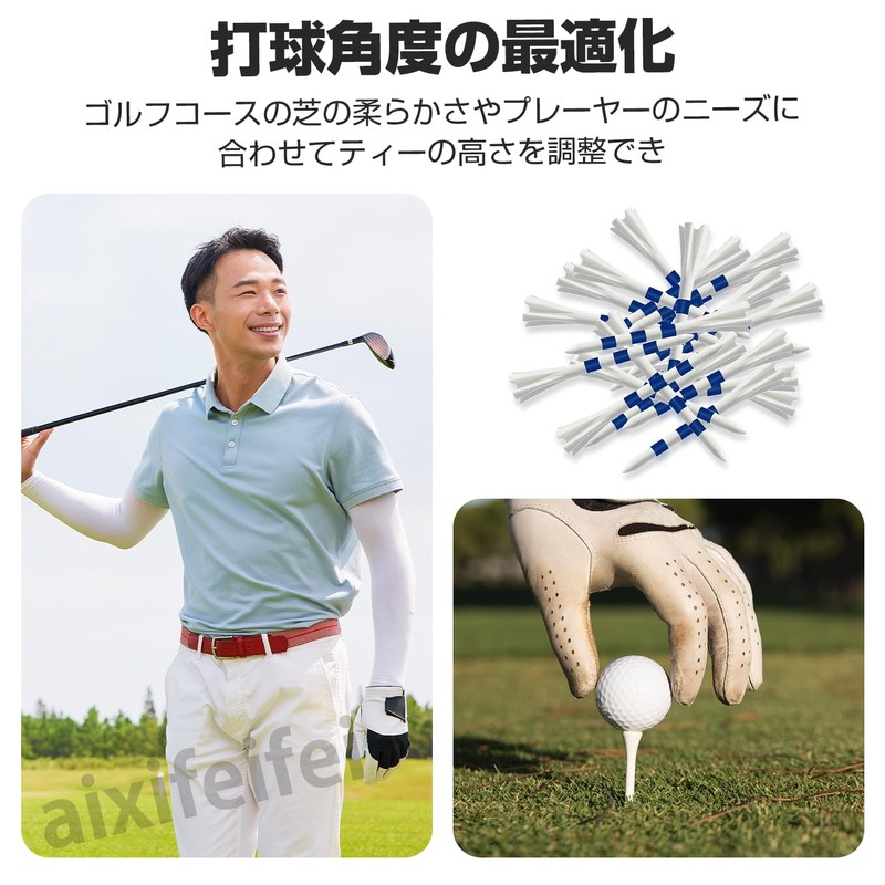 ADOFUN Golf Tees 30 Pack Golf Tees 3.3 inches (83