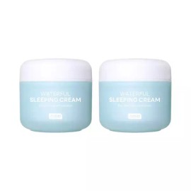 Jaminegyeong [자민경] 1.+1 판테놀 수분 영양 크레마카라콜 워터풀 슬리핑 크림 60ml [Jaminkyoung] 1.+1 Panthenol Moisture Nutrient Cream Caracol Waterful Sleeping Cream 60ml