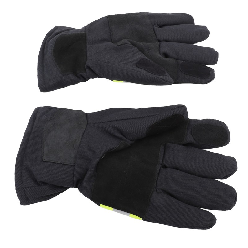 Firefighter Gloves Flame Resistant Soft Comfortable 27cm Length Safety Working