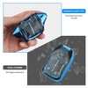 QBUC for GMC Key Fob Cover with Keychain,5 Button Soft