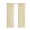 Thermasheer Weathershield Insulated Sheer Panel, 63 by 50-Inch, Ivory