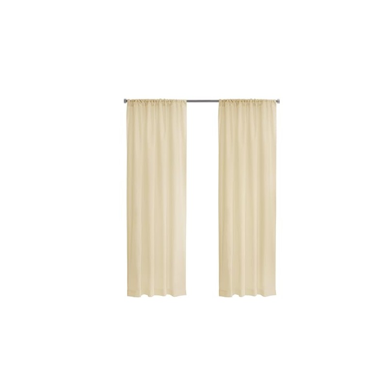 Thermasheer Weathershield Insulated Sheer Panel, 63 by 50-Inch, Ivory