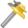 Vogueing Woodworking Tenon Milling Tool 45 Degree Yellow