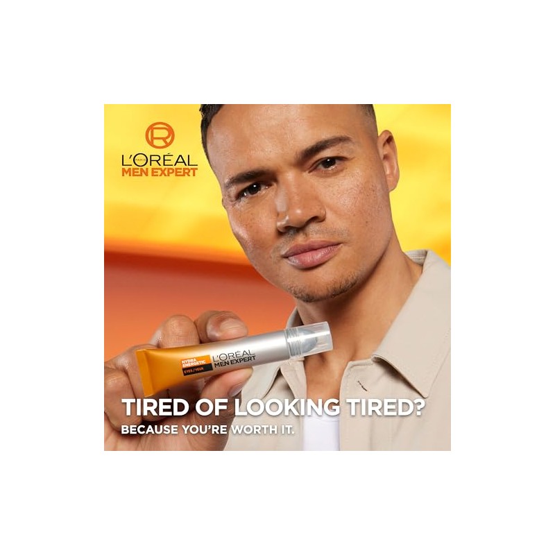L'Oreal Paris Roll On Crema para Ojos, Men Expert, 10