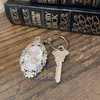 12pcs Baptism favors Recuerdos Para Bautizo gravados First communion keychain