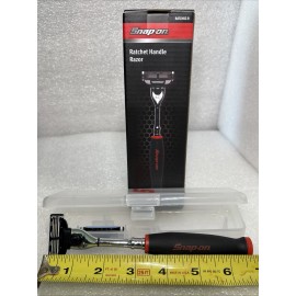 Snap-on SNAP ON Tools Razor Soft Grip RED Ratchet Handle 3 Blade Shaver RATCRZ-R