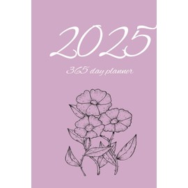 beautiful journal 2025 365 day planner January - December