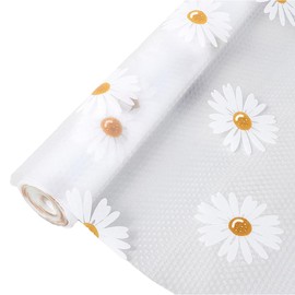 Eruceky Fridge Mats for Kitchen, Antibacterial Fridge Mats, Non-Slip Mat Kitchen, Suitable for Fridges, Cupboards, Tables, Non-Slip and Antibacterial, 30 x 500 cm