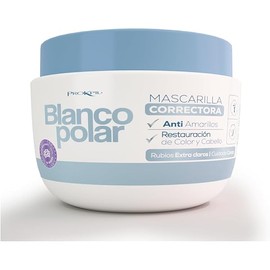 Prokpil Corrective Mask Polar White Extra Light and Gray Blonde Hair | White Polar Restaurador De Color y Canas Colombia (11.8oz-350ml)