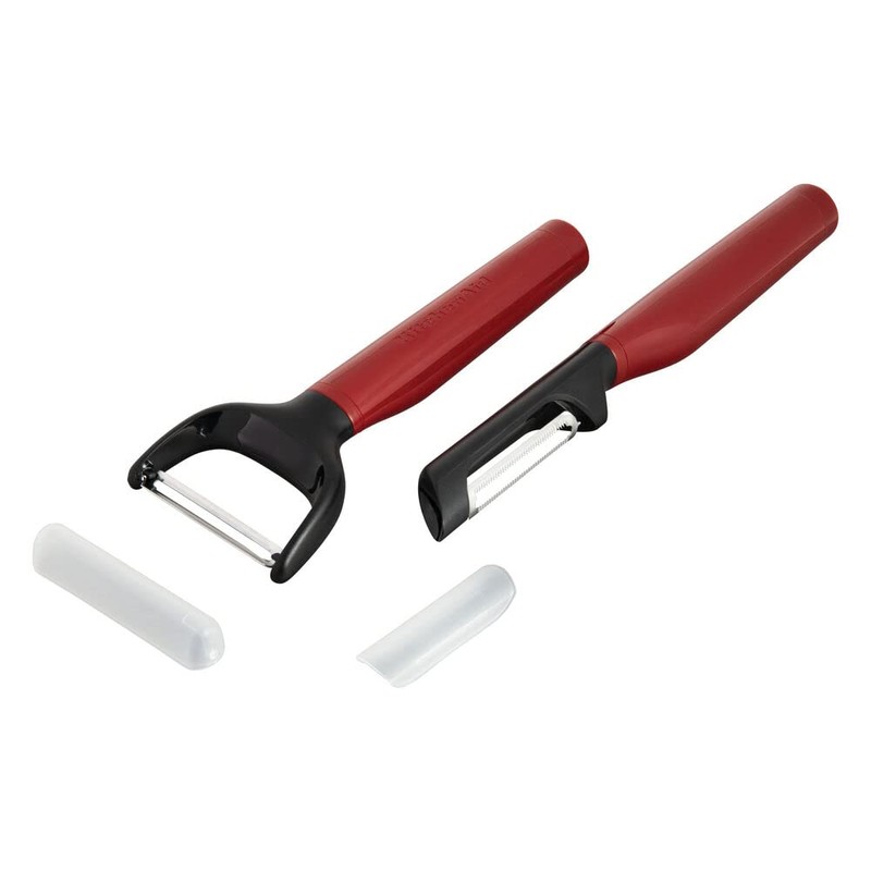 KitchenAid Universal Y and Euro Peeler Set, 8.7-Inch, Empire Red