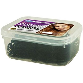 Dream World Black Rubber Bands - 500 pcs #DRE2011