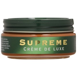 Collonil Leather Shoe Polish 1909 Crème de Luxe Light Brown - Optimum Color Refreshing & Depth - Protects and Nourishes Smooth Leather for a Lasting Glow - 3.38 Fl Oz