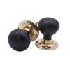 Infinity Decor Victorian Style Solid Natural Ebony & Rosewood Mortice