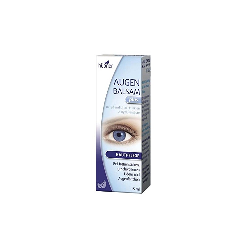 Hübner Eye Balm Plus 2 x 15 ml Double Pack