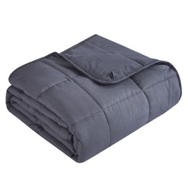 Topcee Weighted Blanket for Adults (15 lbs, 48" x 72") Twin Size Soft Cooling Heavy Blanket Sleeping, Apply to 130-160 lbs Body, Thick Breathable Blanket with Glass Bead, Easy Care