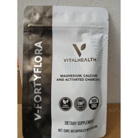 Vitalhealth Vital Health V-FORTYFLORA Capsules with 500mg 60ct Intestinal Flora Exp 2027 New