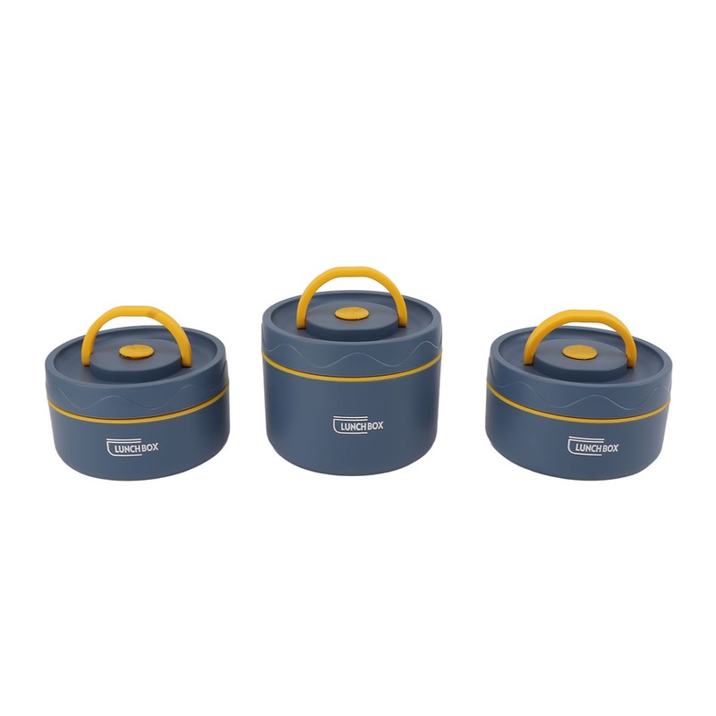 Bento Lunch Box Round with Lid Bag Leakage Proof Stainless