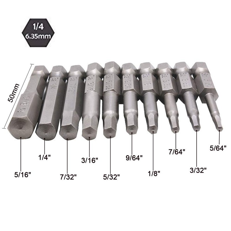 Eagles 10 x 50 mm Hex Head Allen Key Screwdriver