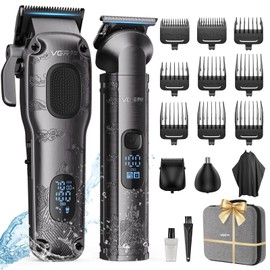 VGRPRO Hair Clippers for Men Professional, Cordless Hair Clippers for Hair Cutting, Mens Clippers and Trimmers Set, Electric Hair Trimmer for Men with Package Box