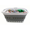SAMMART 42L (11 Gallon) Collapsible Plastic Laundry Basket - Foldable