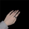 Chmier Gothic Knuckle Ring Set 7 Pcs Half Open Finger