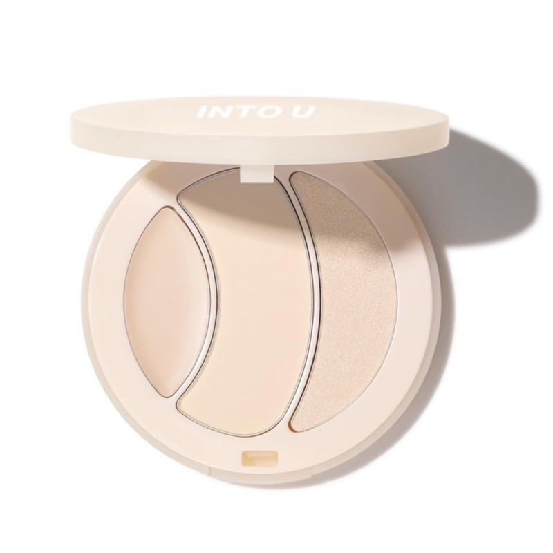 INTO U Highlight Multi-functional Highlight Palette Gloss Cream Powder Glitter