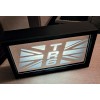 TRIUMPH TR6 Logo Mirrored Full Color LED Lighted Sign With