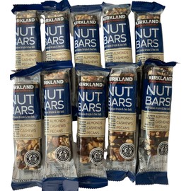 Nut Bars With Cocoa Drizzle & Sea Salt Almonds Cashews Pecans 1.41 oz Each 5g Protein (10pk)