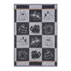 Kracht Half-Linen Tea Towel Cats Cool Cat 50 x 70