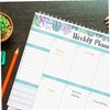 TEHAUX Blank Weekly Planner Sheets Planning Pad Desk Planner to-do