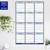 2025 Wall Calendar Dry Erase -12 Month Annual Yearly Calendar