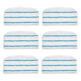 GIONAR 6PCS Washable Steam Mop Pads for Beldray BEL01097, Main Floor Cleaning Mop Replacement Wipes for Black and Decker FSM1600 FSM1610 FSM1620, FSMP20-XJ