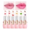 Q Beleza Brilhante Flor Cristal Jelly Batom Magic Temperatur