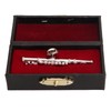 Silver Flute Brooch Miniature Musical Instrument Lapel Brooch Pin with