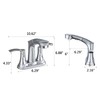 YLIEHS Versatile Bathroom Faucet with Pull Out Sprayer for Utility