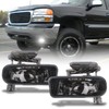 GXENOGO LED Projector Fog Lights Compatible with 1999-2002 GMC Sierra
