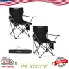 KingCamp 2 Pack Camping Chairs Clearance Lightweight Folding Portable Lawn