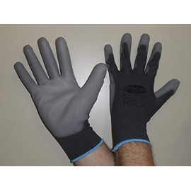 Mechanics Gloves PU Coated Grey Size 6/XS