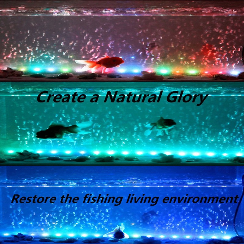 COVOART 15 inches LED Aquarium Light, 2.5W Fish Tank Light