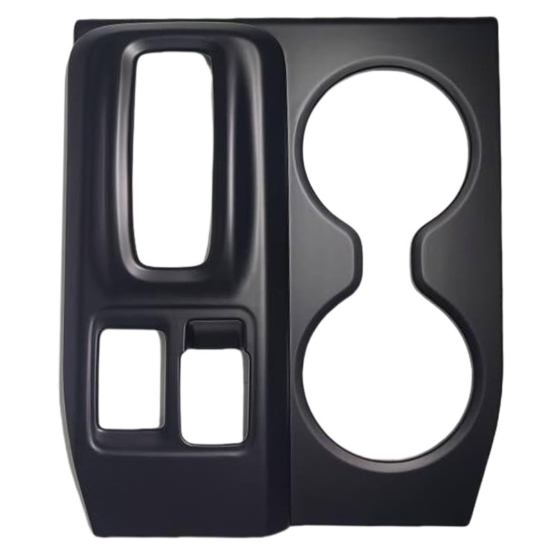 Kolya Matte Black Interior Center Console Gear Shift Panel Cover