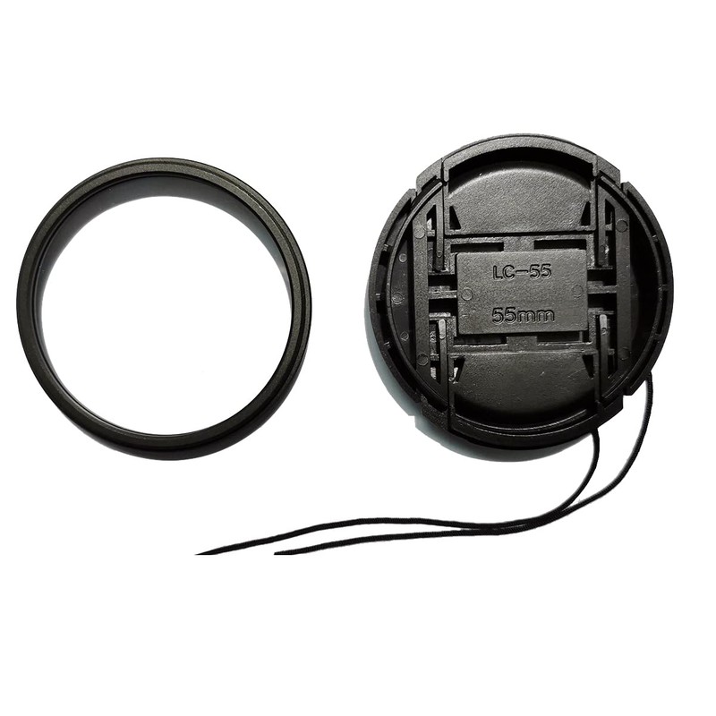 55mm Multi-Coated UV Protective Filter & Lens Cap Compatible for