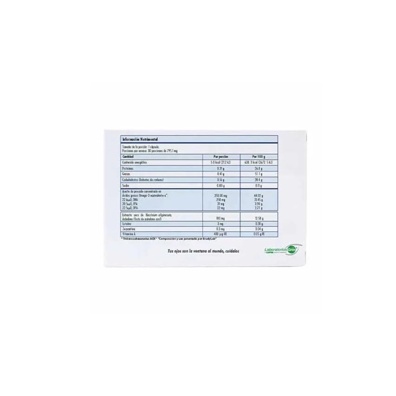 VeriDHA | Omega-3 (70% DHA), Luteína, Zeaxantina, Vitamina A y