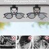 2 Pack Sunglasses Holders for Car Visor,Snap On Car Sunglasses