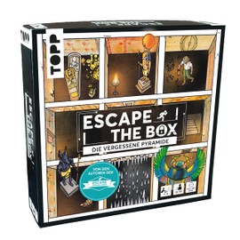 Escape The Box – Die vergessene Pyramide: Das ultimative Escape-Room-Erlebnis als Gesellschaftsspiel!: 9 Rätsel-Räume in Einer Schachtel – für 1-4 Spieler – ab 10 Jahren