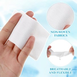 100 Pcs Gauze Pads, Gauze Dressings 10x10cm, Non-Sterile, Non Woven Swabs, Soft Absorbent Bandages and Dressings for Wounds Supplies