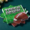 Football Party Supplies Kit Serve 25, Includes Disposable Dinner Plates,