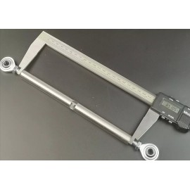 Ropspeedracing 8 1/2"  ADJUSTABLE TENSIONING ROD HEIM JOINT ALTERNATOR BRACKET SBC BBC 350 454