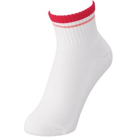 Yonex 29197 Women's Ankle Socks, sunset red (496)